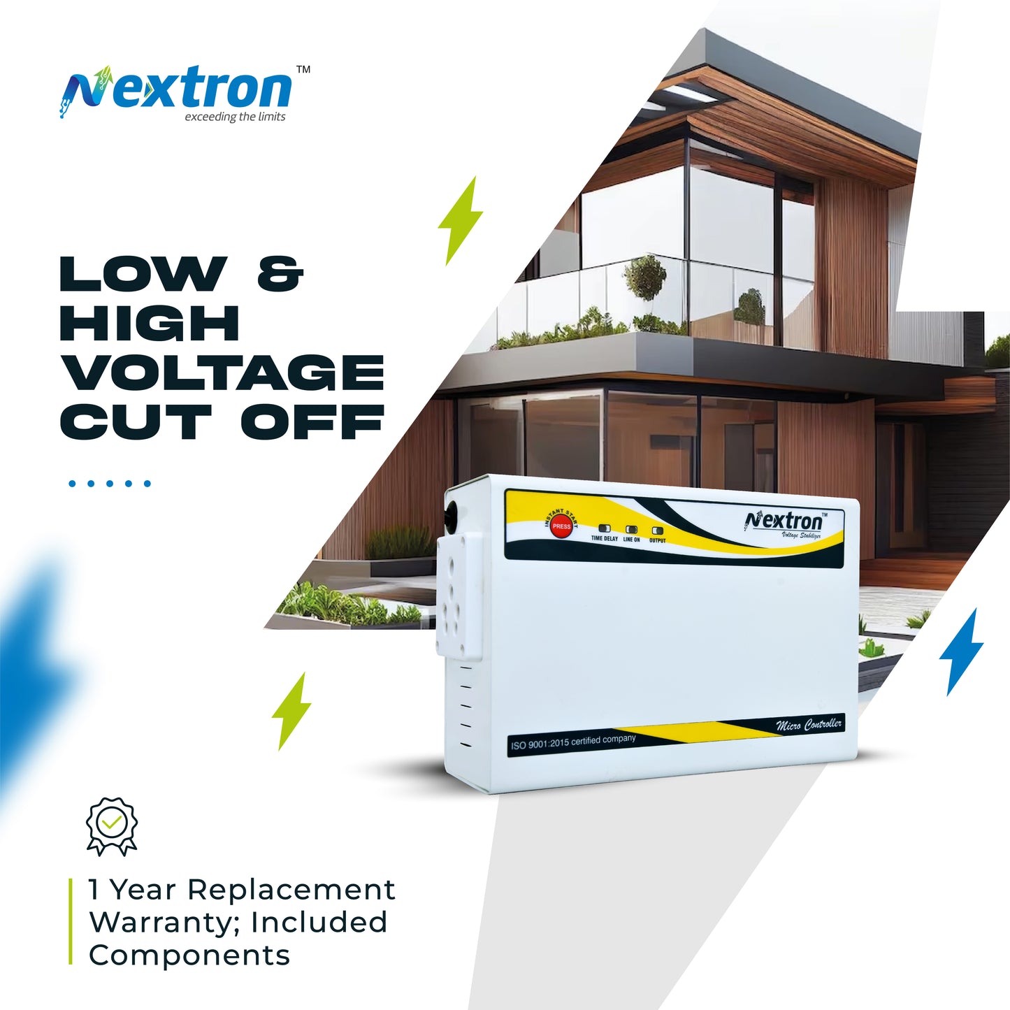 NEXTRON Voltage Stabilizer for Washing Machine | Tread Mill and Microwave Oven